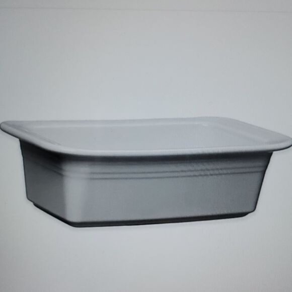 Fiestaware Fiesta CERAMIC Loaf Pan Baking Bakeware Cookware Bake Baker Dish Whit - Picture 11 of 11